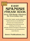 Cover image for Easy Spanish Phrase Book